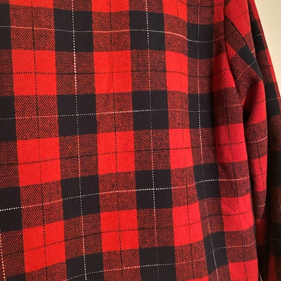 Plaid Jacket w/ Faux Fur Trim - Picture 6 of 8